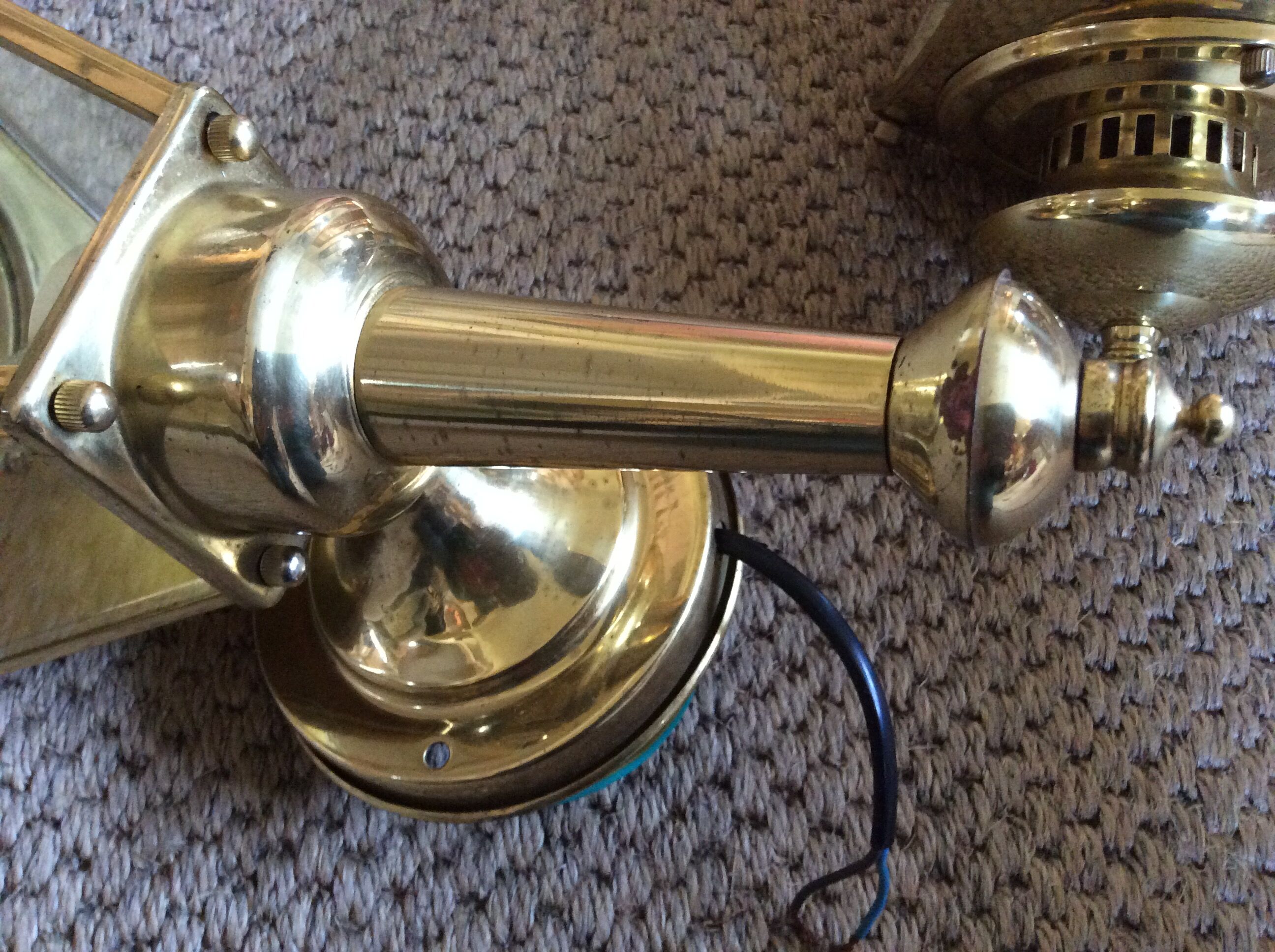 Pair of lantern sconces