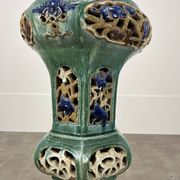 Chinese glazed stoneware stand