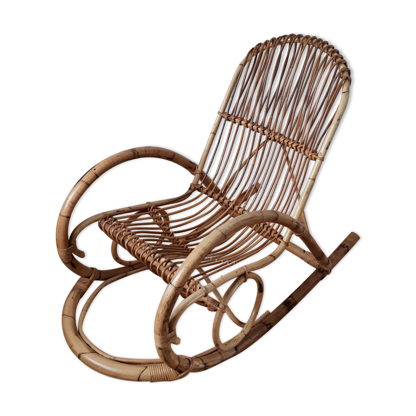 Rattan rocking chair