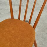 Pair of wooden dining room chairs by Tatra Pravenec 1960