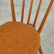 Pair of wooden dining room chairs by Tatra Pravenec 1960
