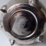 Silver metal teapot