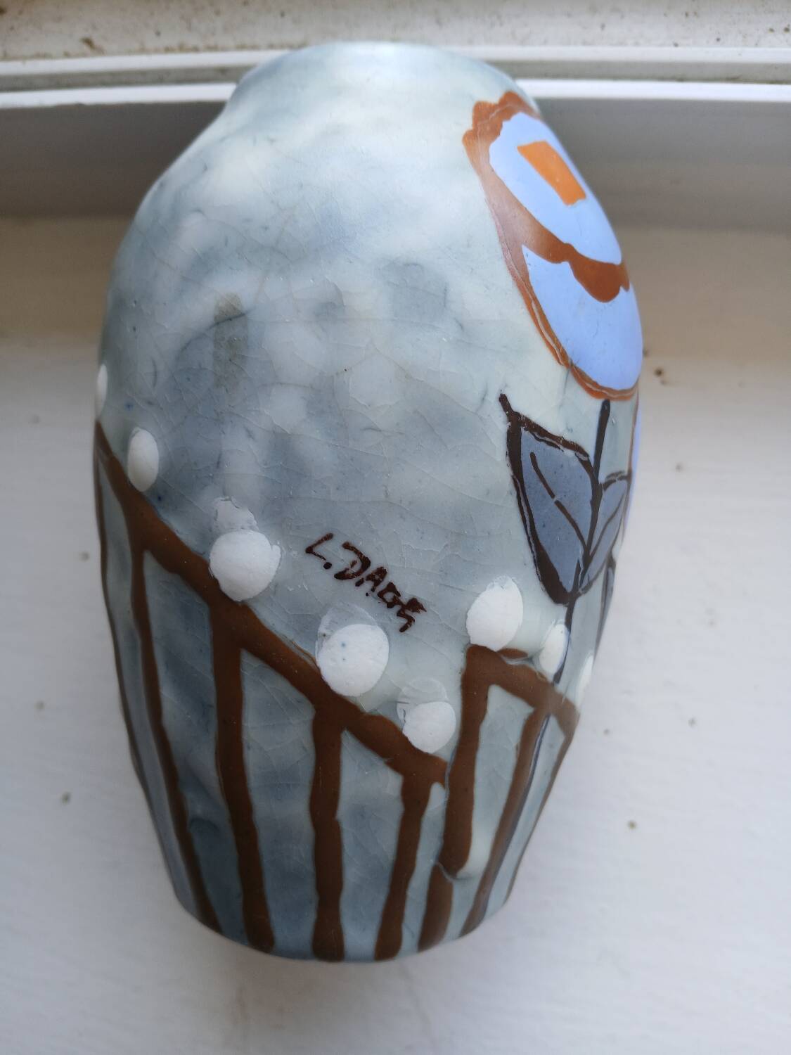 Louis Dage Art Deco Vase