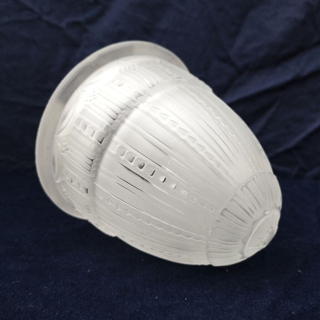 Art deco glass globe signed Muller 40s