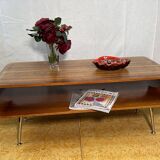 Table basse en teck vintage