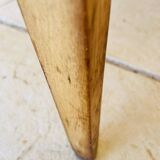 Vintage stool, curved wood by Luterma circa $50/60s