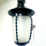 Small 1-light wrought iron lantern