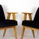 Ensemble de fauteuils modèle 366 de Józef Chierowski, Pologne, années 1960