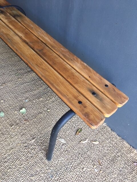 Vintage school bench