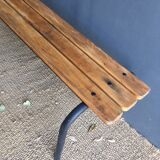 Vintage school bench