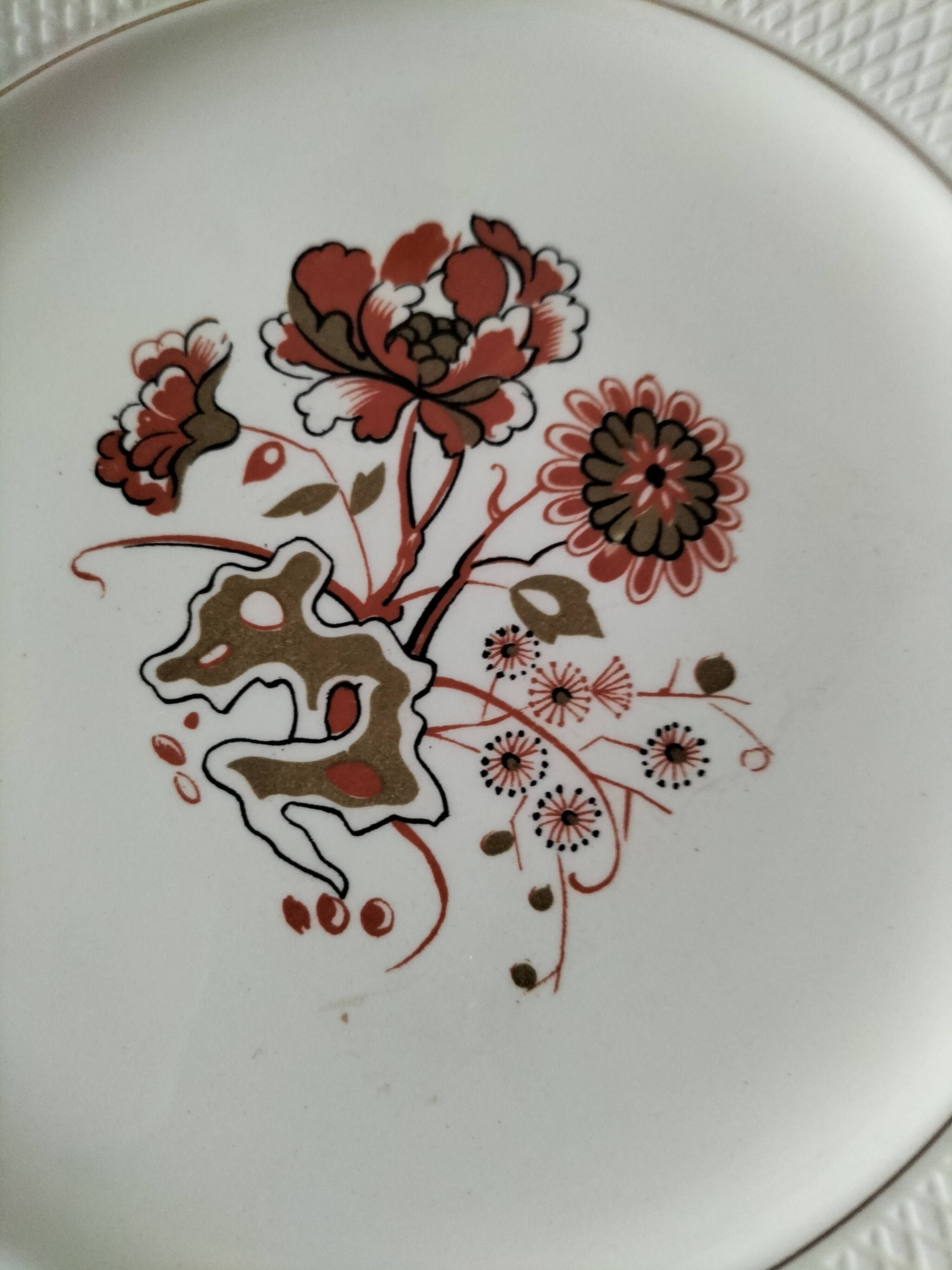 Dessert service Salins, model Malmaison, 1955–1960