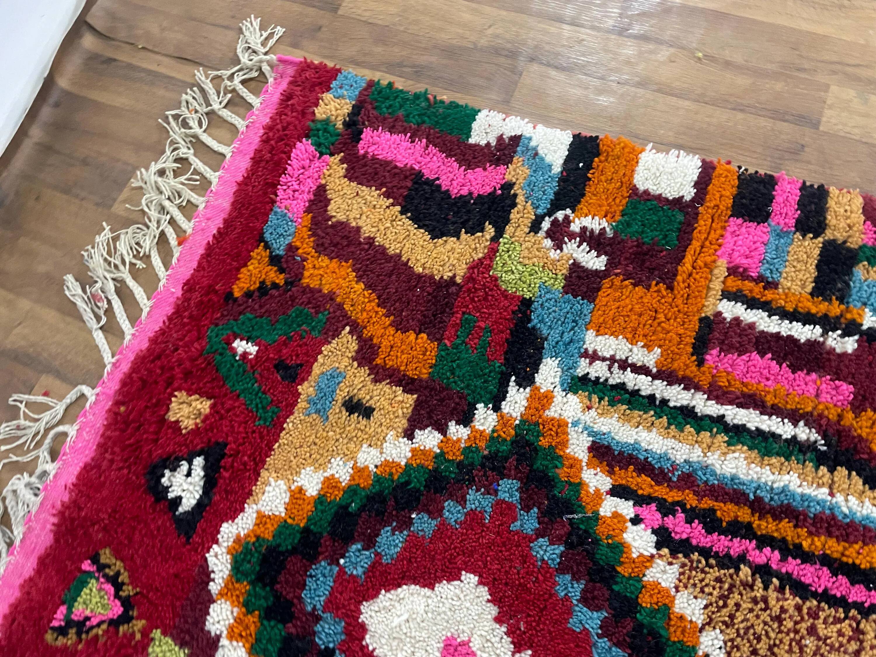 Tapis berbère artisanal fait main 3x2 m