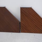Tomado teak floor shelf with corner