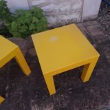 2 vintage 80's coffee tables