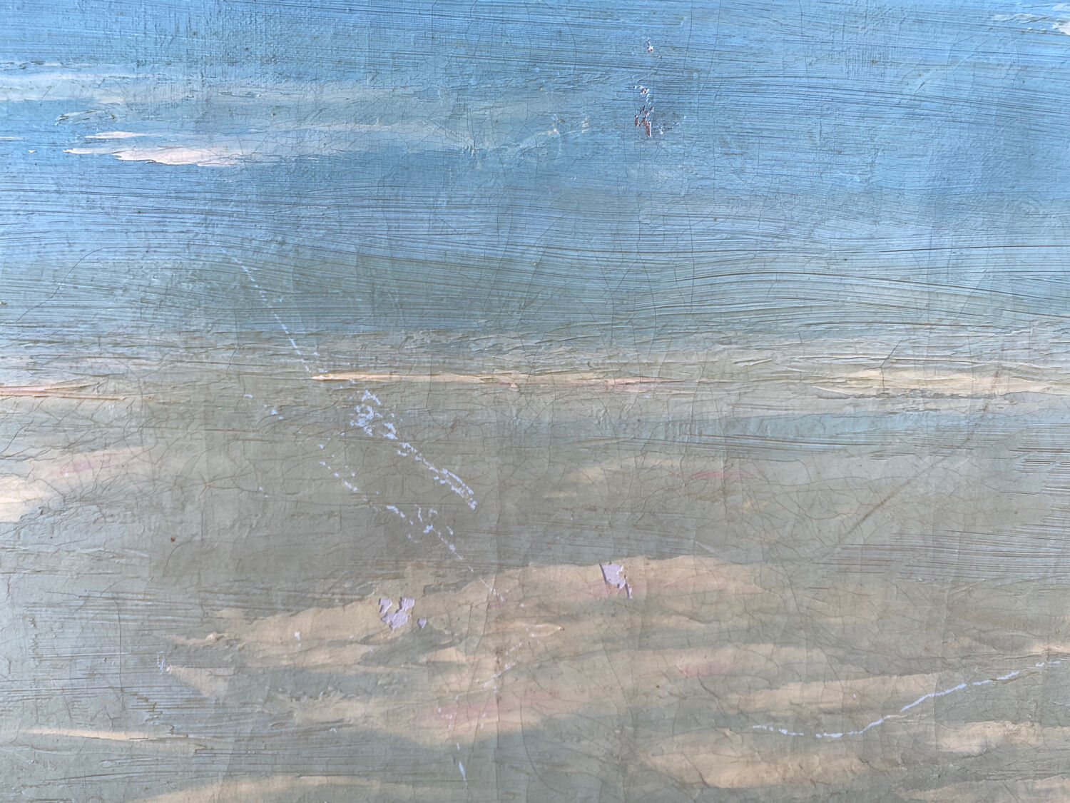 Ancient landscape of Brittany signed