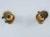 Pair of Vintage Gold-Toned Tube-Style Wall Spotlights With Patina