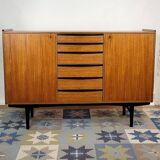Scandinavian teak mini sideboard, Denmark, 1960s