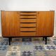 Scandinavian mini buffet sideboard in teak, Denmark 1960s