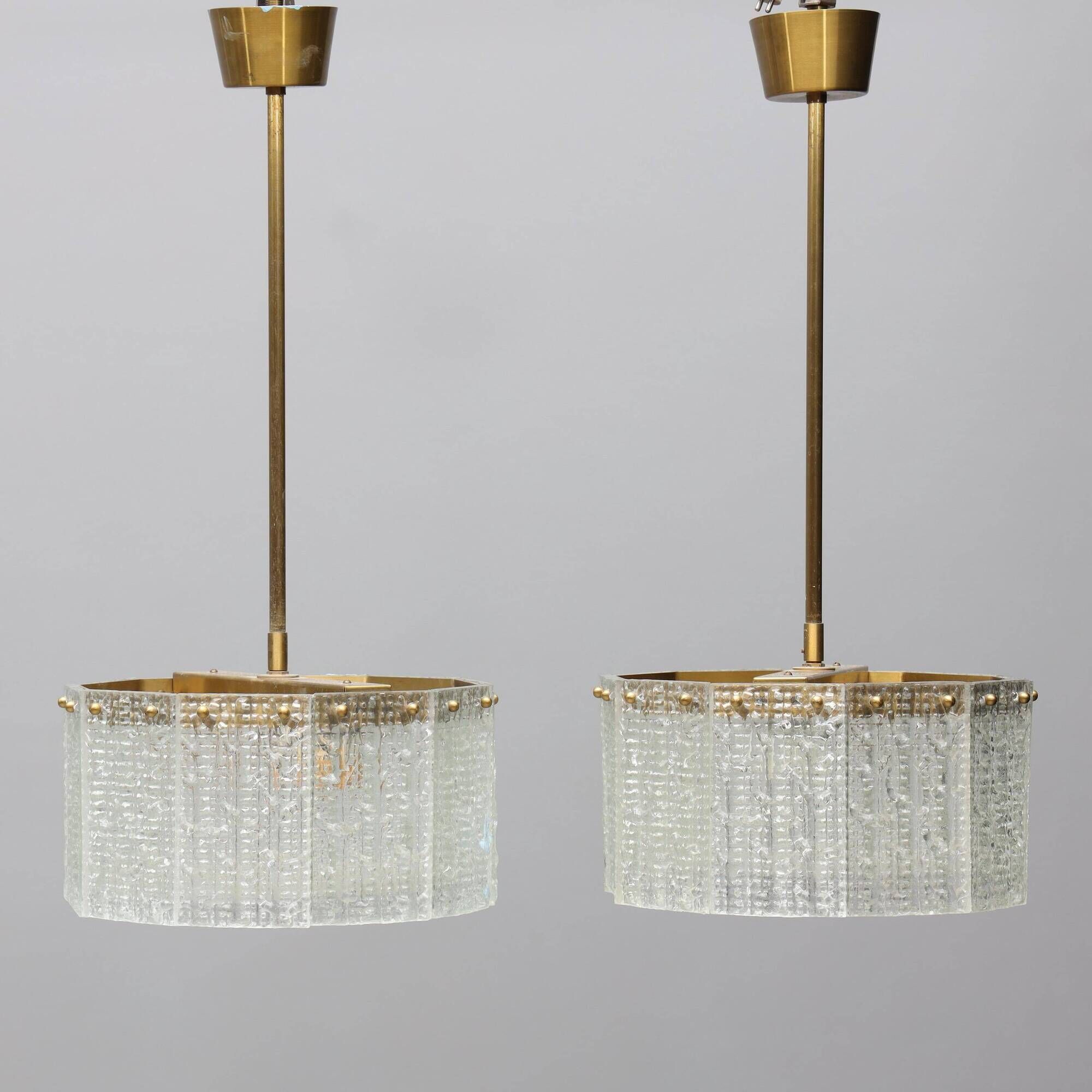Paul Kedelv lamps Model No "the tree" for Faglaviks Glasbruk Sweden 1960