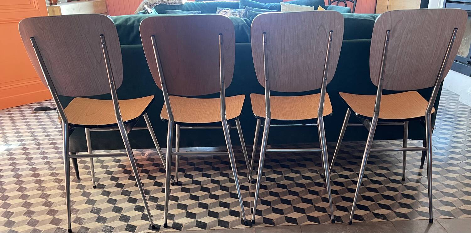 4 Formica chairs from the 1960s