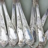Silverplated cutlery : spoons, forks, teaspoons