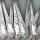 Silverplated cutlery : spoons, forks, teaspoons
