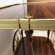 Bar trolley  in gold and formica 1960-1970