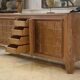 Cerused oak sideboard signed Maurice Rinck 1940s