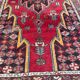 Ancient Persian Mazlaghan carpet 135x208 cm