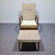 Knoll Antimot lounge chair and stool
