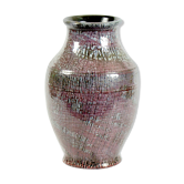 Vase Accolay violet 1960's