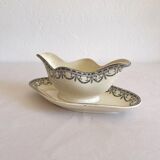 Iron earth saucière "Garlands Louis XVI" Salins