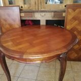 Louis XV style dining table, and its 2 extensions.