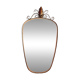 Golden Metal Rearview Mirror