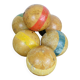 Lot de 6 boules en bois.