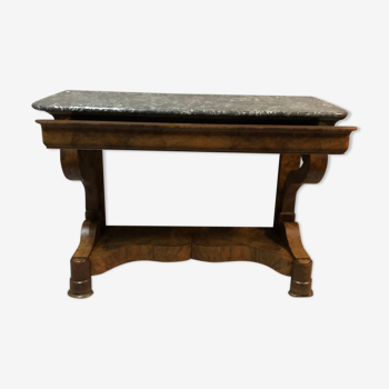 1799 walnut plywood console table