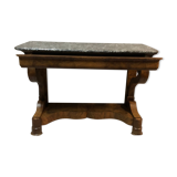 Walnut plywood console table 1799