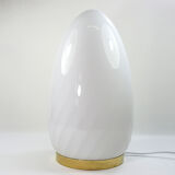Italian art glass egg table lamp by Vetri Murano, 1970