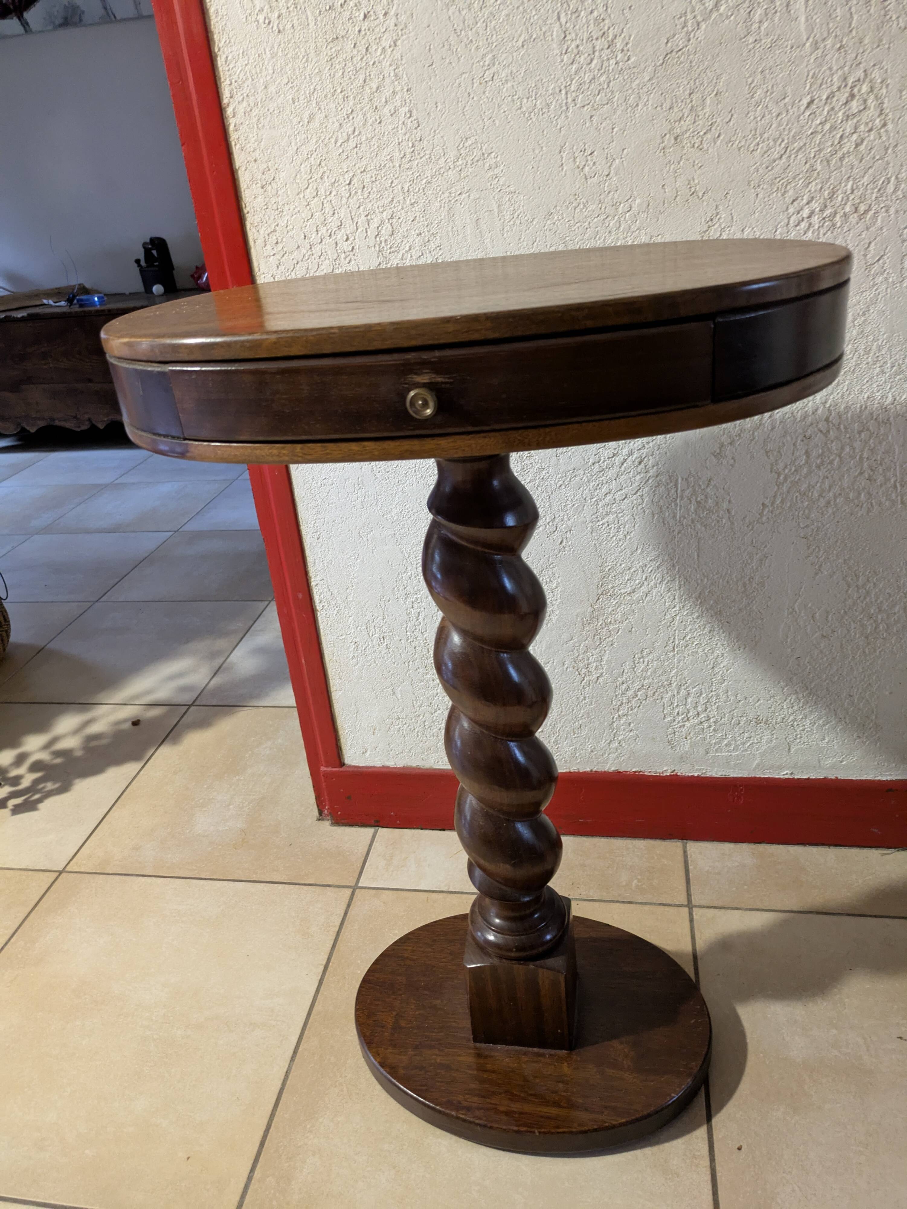 Art Deco gueridon in rosewood