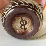Olivier ceramic lamp, small vintage design from the 60s