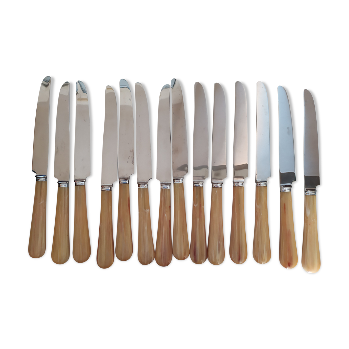 Cutlery set 14 table knives ace of trefle