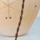 Midcentury glass & brass table lamp