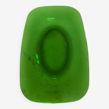 Plat ovale vert transparent