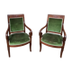 Pair of armchairs with acajoi butts