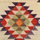 3x10 Vintage Tribal Geometric Kilim Runner Rug, 91x314Cm