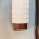 Pair of wall lights by Louis Kalff for Philips - glass and opaline.
