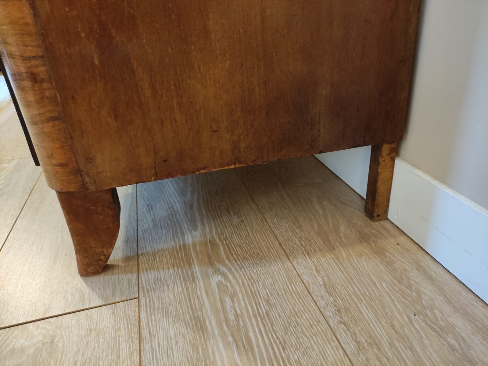 Art deco chest of drawers varnished 1920