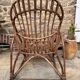 Vintage rattan armchair