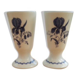 Paire de mazagrans porcelaine de Limoges