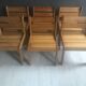 6 chaises de salle à manger en pin, Suède années 70